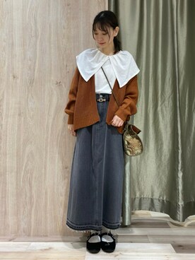 hanaさん（レディース・156cm）の秋コーディネート