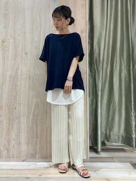 hanaさん（レディース・156cm）の夏コーディネート