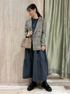 hanaさん（レディース・156cm）の秋コーディネート