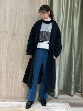 hanaさん（レディース・156cm）の冬コーディネート