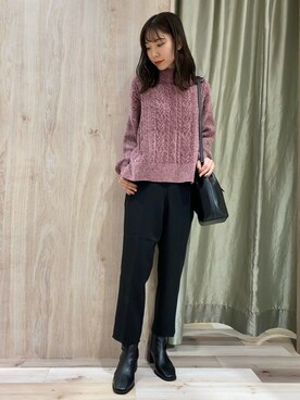 hanaさん(レディース・156cm)の冬コーディネート