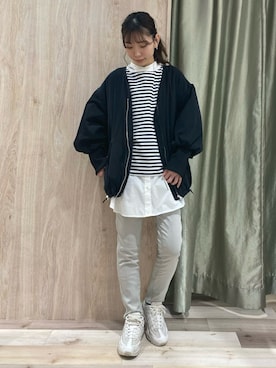 hanaさん（レディース・156cm）の冬コーディネート