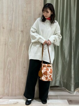 hanaさん（レディース・156cm）の冬コーディネート