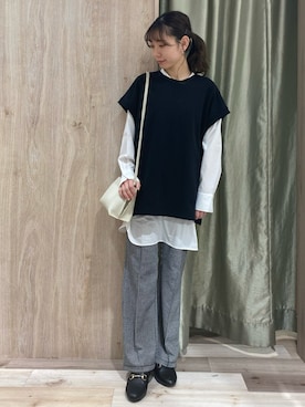 hanaさん（レディース・156cm）の冬コーディネート