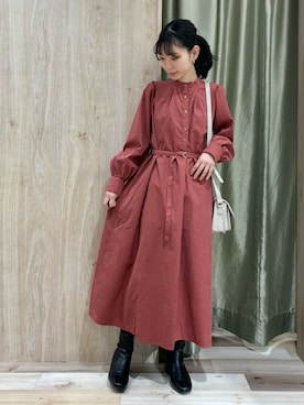 hanaさん（レディース・156cm）の冬コーディネート