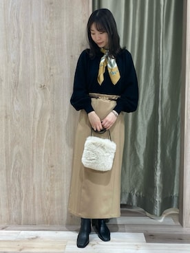 hanaさん（レディース・156cm）の冬コーディネート