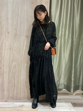 hanaさん（レディース・156cm）の冬コーディネート