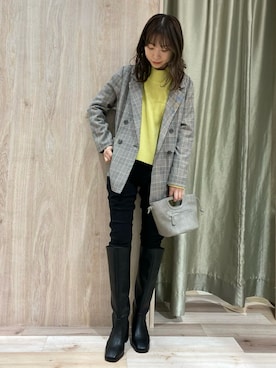 hanaさん（レディース・156cm）の冬コーディネート