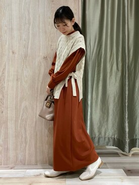 hanaさん（レディース・156cm）の秋コーディネート