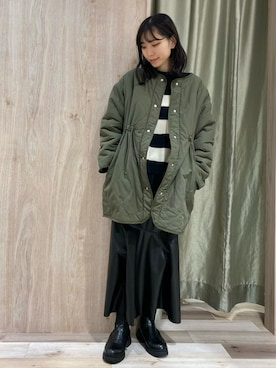 hanaさん（レディース・156cm）の冬コーディネート