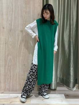 hanaさん（レディース・156cm）の冬コーディネート