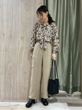 hanaさん（レディース・156cm）の秋コーディネート