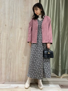 hanaさん(レディース・156cm)の冬コーディネート