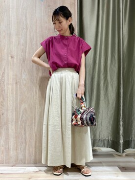 hanaさん（レディース・156cm）の夏コーディネート