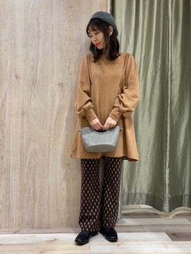 hanaさん（レディース・156cm）の冬コーディネート