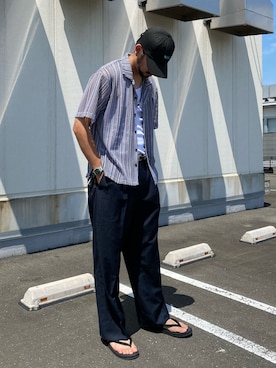 sjさん（メンズ・182cm）の夏コーディネート