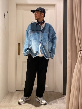 「etsinta（エシンタ）のアイテム（ジャケット/アウター）」を使った、sjさん（メンズ・182cm）の秋コーディネート