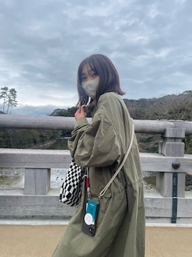 「LASTFRAME（ラストフレーム）のアイテム」を使った、Manam!さん（レディース・157cm）の春コーディネート