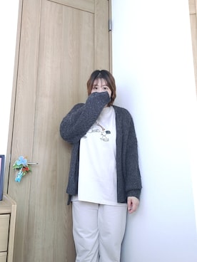 「アイテム（ルームウェア/パジャマ）」を使った、sh!h☆さん（レディース・158cm）の冬コーディネート