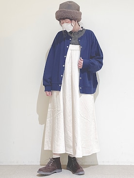 koeda𖡼.𖤣𖥧さん（レディース・158cm）の秋コーディネート