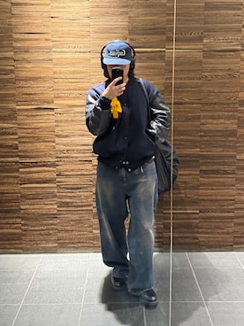 「Blundstone（ブランドストーン）のアイテム」を使った、wazachiakiさん（メンズ・177cm）の冬コーディネート