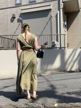 Ungrid アングリッド のワンピース グリーン系 を使った人気ファッションコーディネート Wear