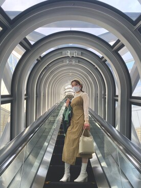 「CLAE（クレイ）のアイテム」を使った、イオさん（レディース・157cm）の夏コーディネート