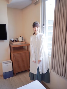 「earth music&ecology（アースミュージックアンドエコロジー）のアイテム」を使った、類さん（レディース・166cm）の冬コーディネート