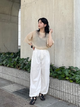 akaneさん（レディース・156cm）の夏コーディネート