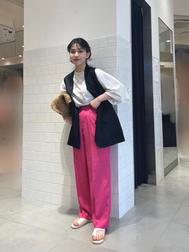 akaneさん（レディース・156cm）の夏コーディネート