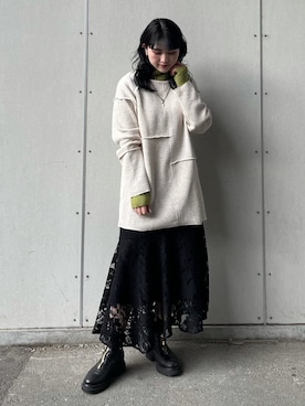 akaneさん（レディース・156cm）の冬コーディネート