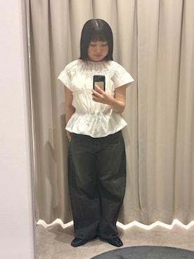 「SENSE OF PLACE by URBAN RESEARCH（センスオブプレイスバイアーバンリサーチ）のアイテム（ローファー）」を使った、ayanaさん（レディース・150cm）の春コーディネート