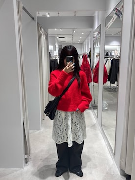 「アイテム（キャミソール）」を使った、ayanaさん（レディース・150cm）の冬コーディネート