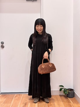 「MARCO BIANCHINI（マルコビアンチーニ）のアイテム」を使った、ayanaさん（レディース・150cm）の秋コーディネート
