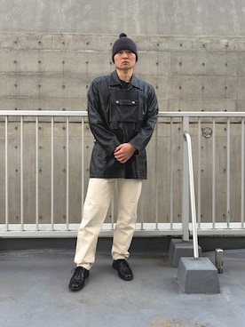 「REGAL（リーガル）のアイテム」を使った、ヒサダさん（メンズ・177cm）の春コーディネート