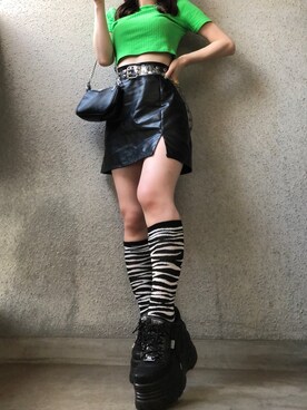 「shein」｜りーぽんさん（レディース・158cm）の夏コーディネート