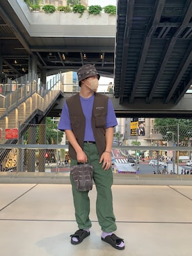 「INFIELDER DESIGN（インフィールダーデザイン）のアイテム」を使った、おさDさん（メンズ・178cm）の春コーディネート