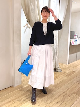 OSAKA_172cmさん（レディース・172cm）の冬コーディネート