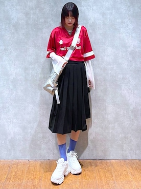 「アイテム（アクセサリー）」を使った、Kotohaさん（レディース・170cm・10代）の春コーディネート