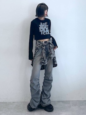 「Anui（アニュイ）のアイテム」を使った、Kotohaさん（レディース・170cm）の秋コーディネート
