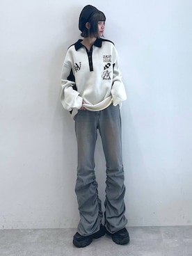 「Anui（アニュイ）のアイテム」を使った、Kotohaさん（レディース・170cm）の秋コーディネート