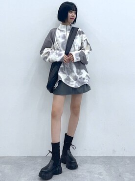 「Anui（アニュイ）のアイテム（バッグ）」を使った、Kotohaさん（レディース・170cm）の冬コーディネート