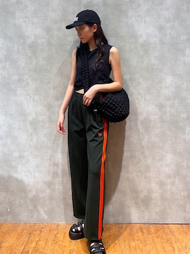 「PBLIM（ページボーイリム）のアイテム（サンダル）」を使った、Kotohaさん（レディース・170cm）の夏コーディネート