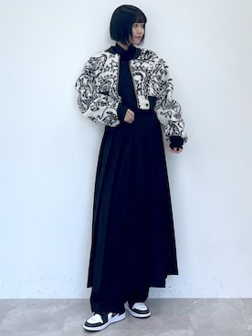 「Anui（アニュイ）のアイテム（ジャケット/アウター）」を使った、Kotohaさん（レディース・170cm）の冬コーディネート