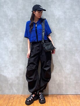 「PBLIM（ページボーイリム）のアイテム（サンダル）」を使った、Kotohaさん（レディース・170cm）の夏コーディネート