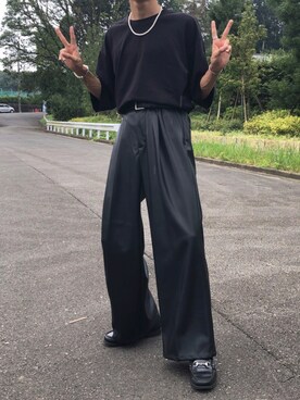 「AIVER（アイバー）のアイテム（アクセサリー）」を使った、Sohta さん（メンズ・167cm）の秋コーディネート