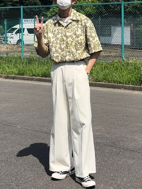 「タックイン」｜Sohta さん（メンズ・167cm）の夏コーディネート