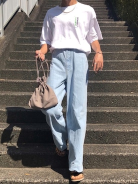「RAGEBLUE（レイジブルー）のアイテム（バッグ）」を使った、Sohta さん（メンズ・167cm）の夏コーディネート