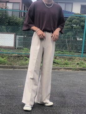 「AIVER（アイバー）のアイテム（アクセサリー）」を使った、Sohta さん（メンズ・167cm）の秋コーディネート