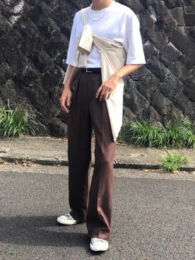 「AIVER（アイバー）のアイテム（アクセサリー）」を使った、Sohta さん（メンズ・167cm）の秋コーディネート